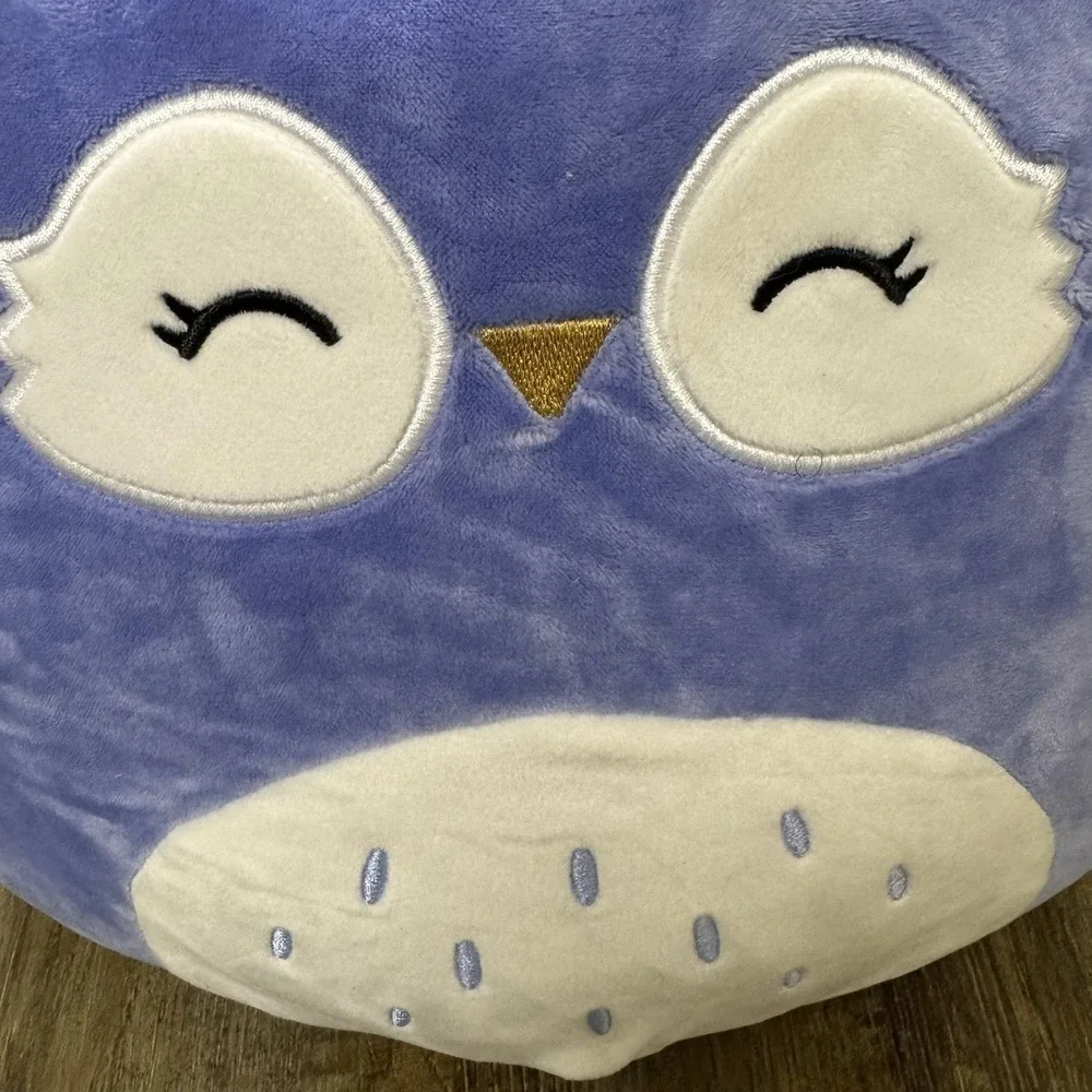 Squishmallows Fania Owl Plush Toy Purple Pink Crown 12 Inch NWT Target Exclusive - Picture 10 of 10
